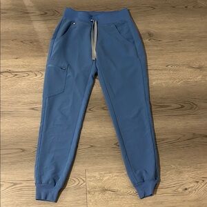 Figs Zamora Scrub Pant Joggers Ceil Blue Women’s Size XXS